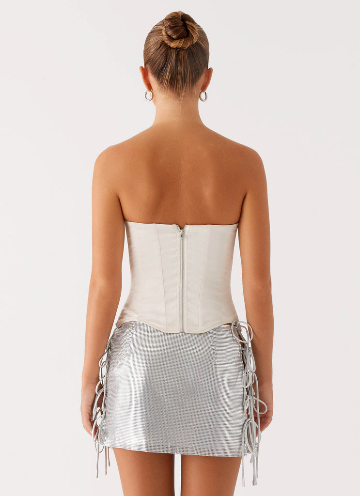 Clara & Lola - Top Corset Radar Satin