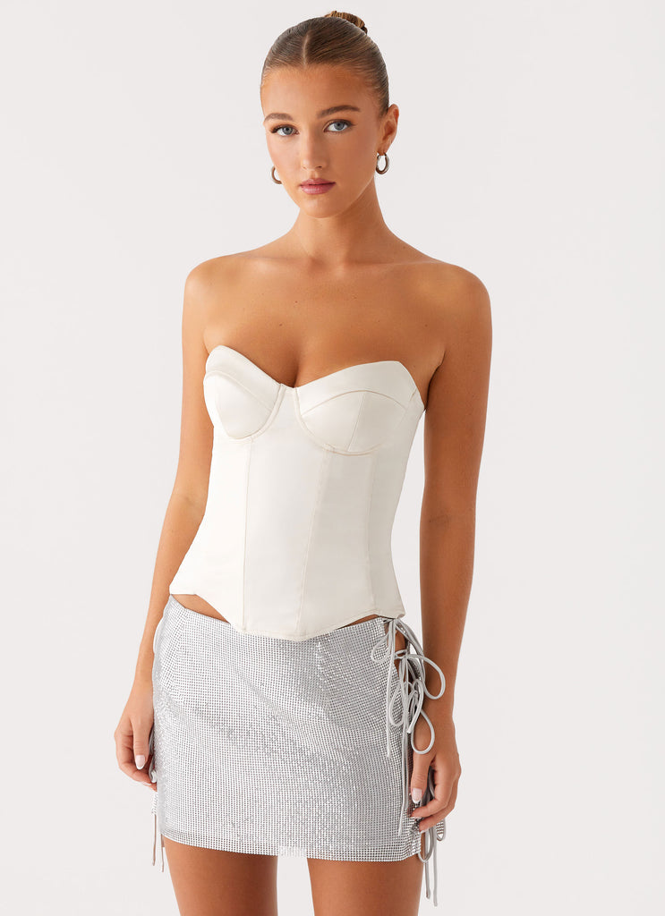 Clara & Lola - Top Corset Radar Satin