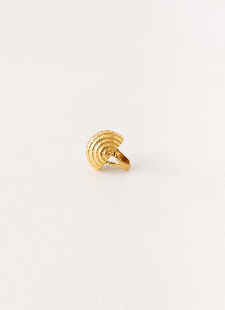 Clara & Lola - Bague Coffre Or