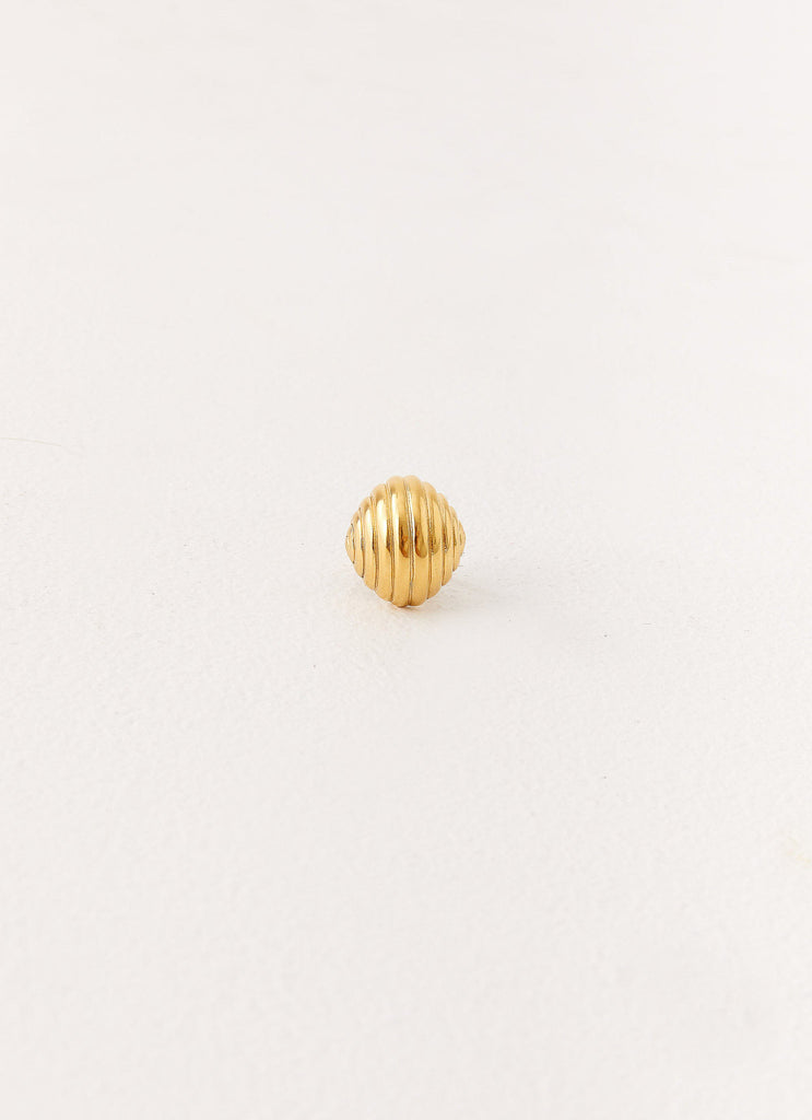 Clara & Lola - Bague Coffre Or